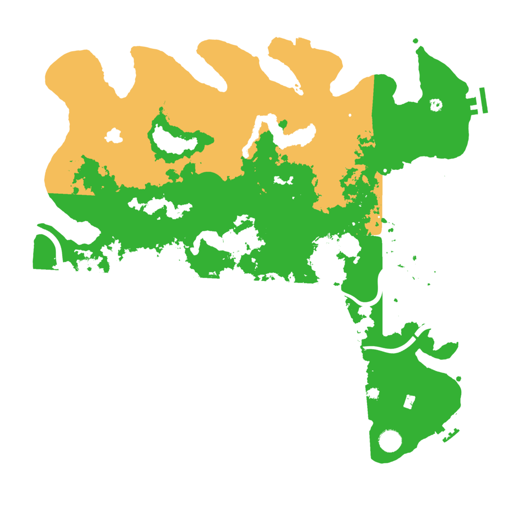 Biome Rust Map: Procedural Map, Size: 4000, Seed: 20260801