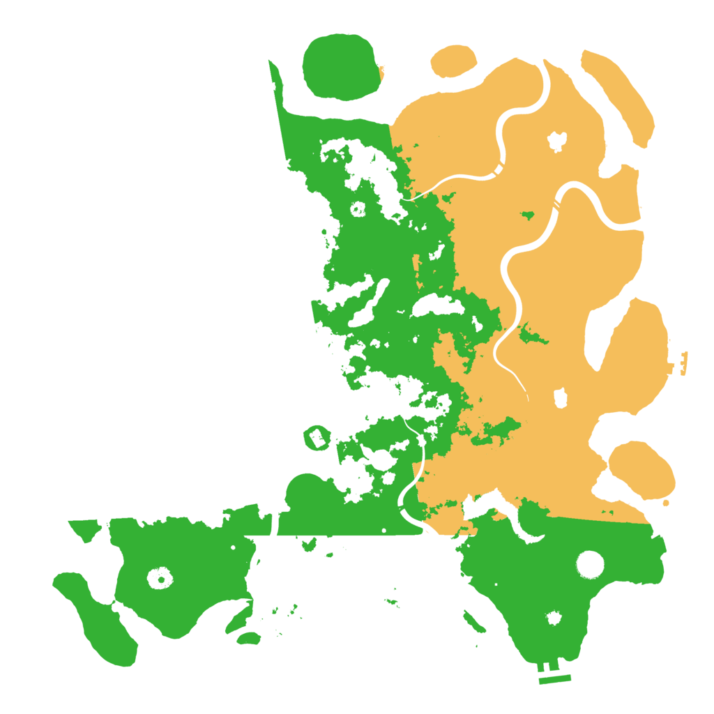 Biome Rust Map: Procedural Map, Size: 4500, Seed: 1547933822