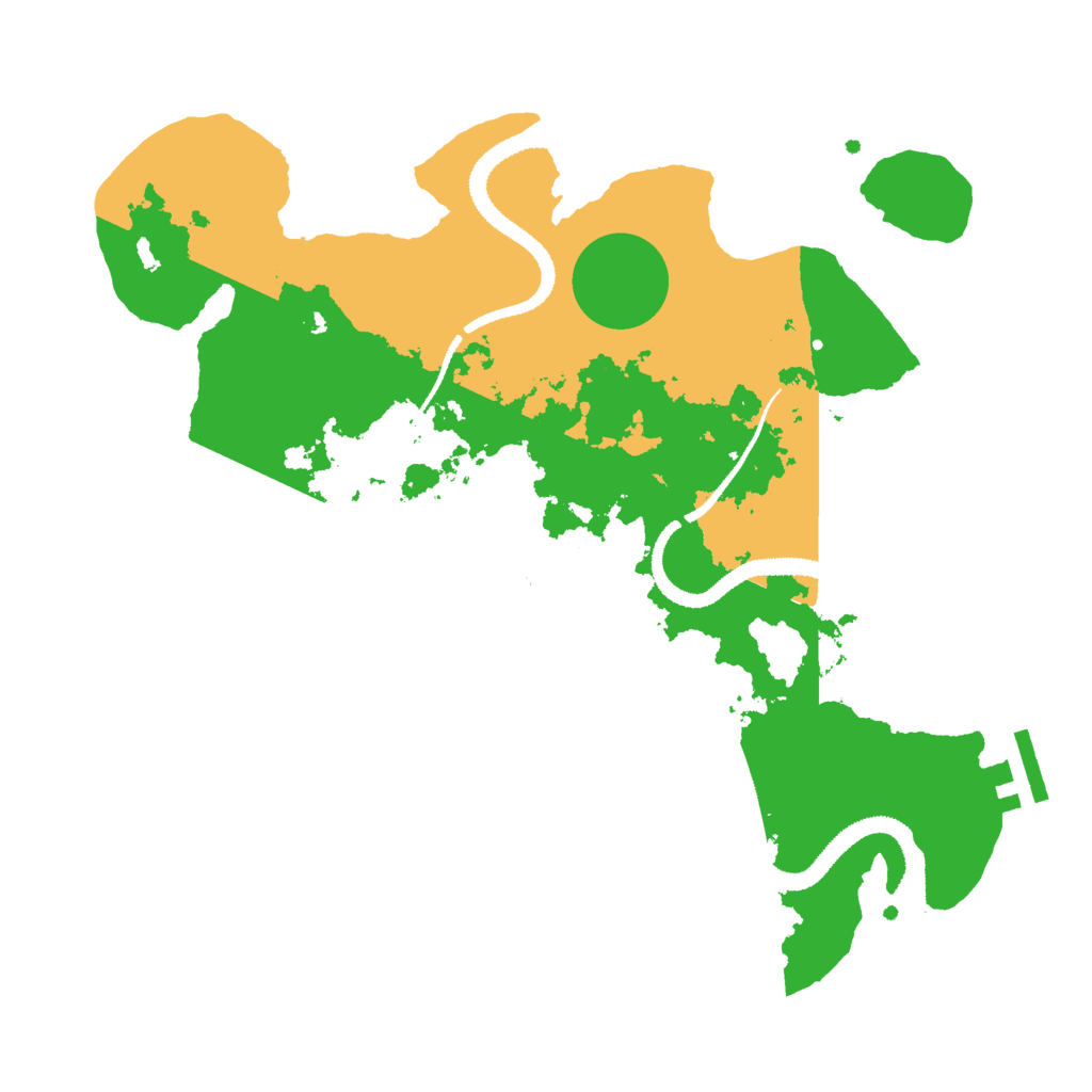 Biome Rust Map: Procedural Map, Size: 3000, Seed: 21703