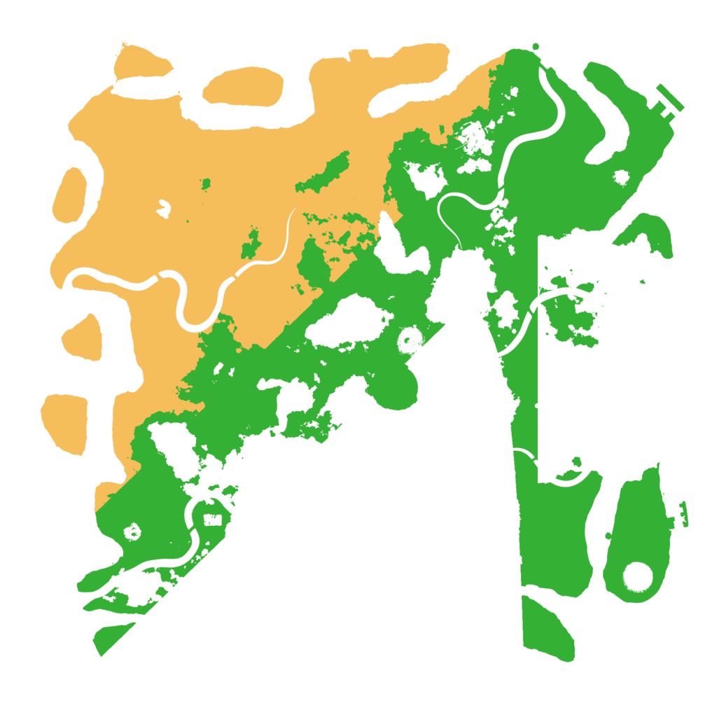 Biome Rust Map: Procedural Map, Size: 4250, Seed: 3955529