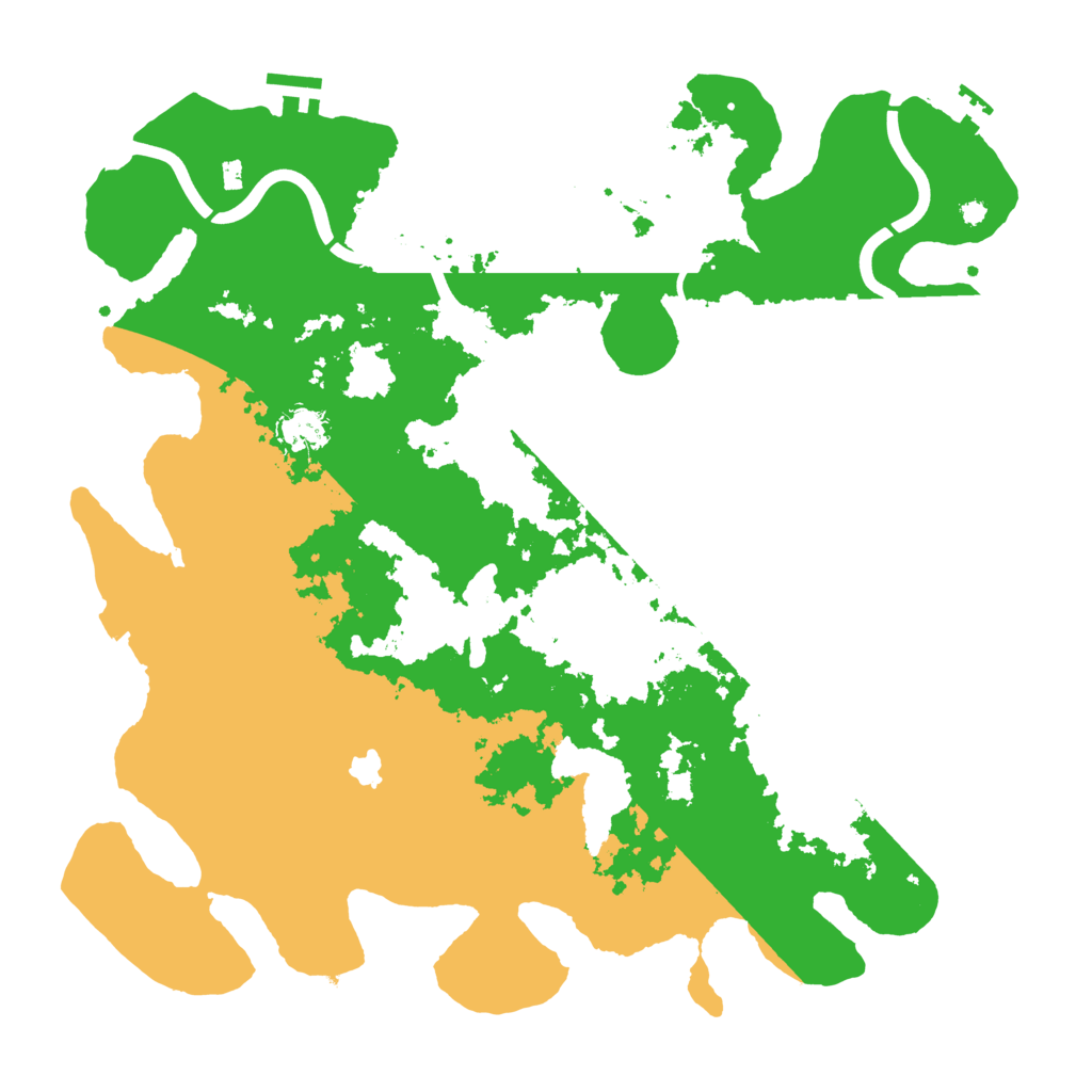 Biome Rust Map: Procedural Map, Size: 4000, Seed: 117117