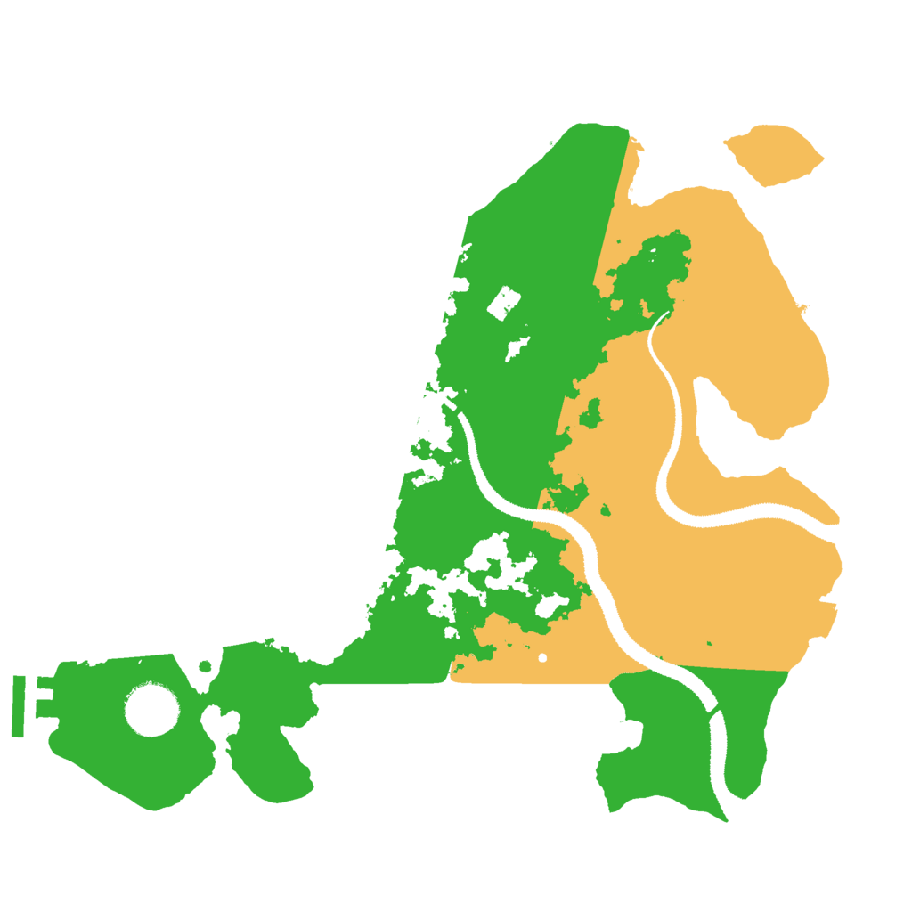 Biome Rust Map: Procedural Map, Size: 3000, Seed: 963346068