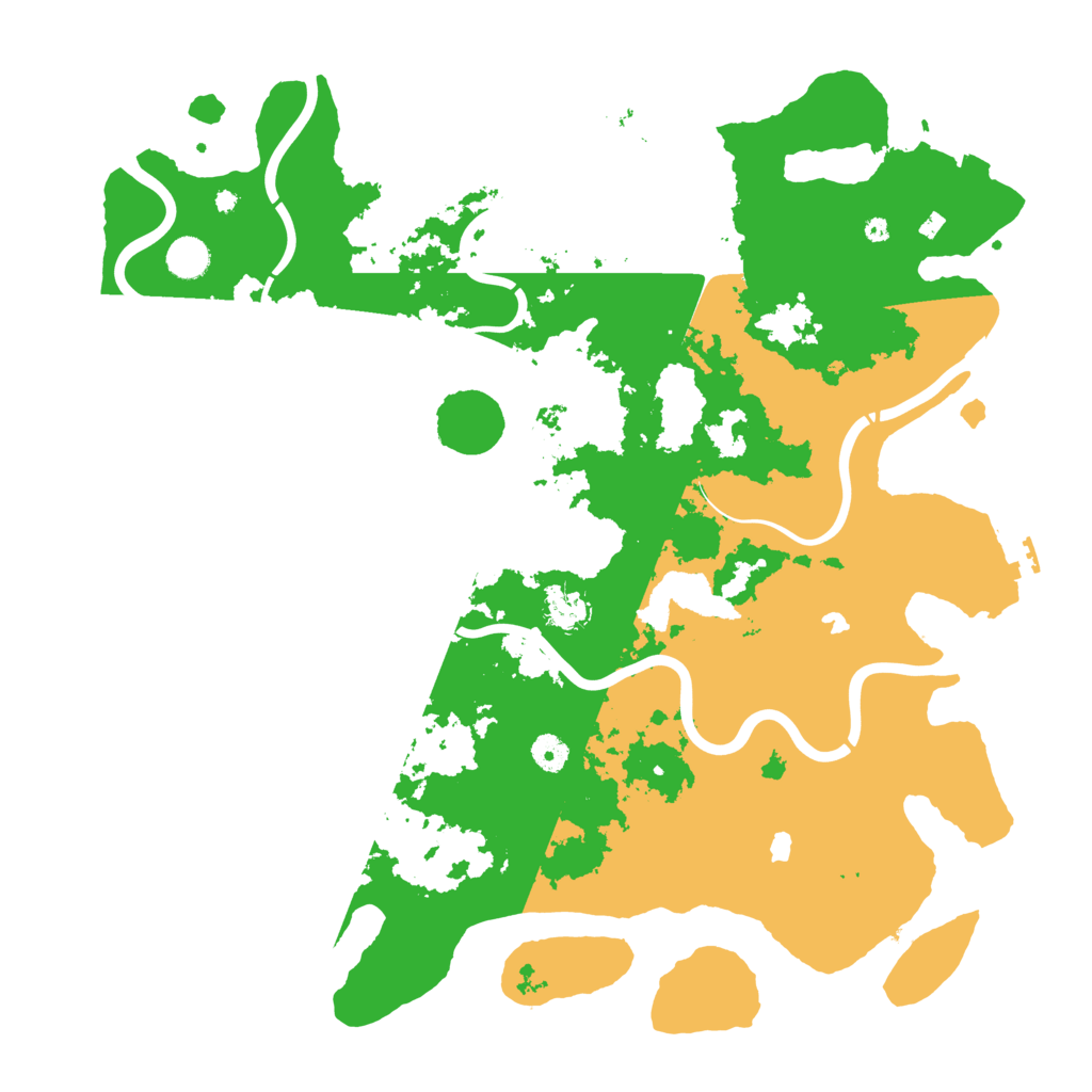 Biome Rust Map: Procedural Map, Size: 4500, Seed: 689451082