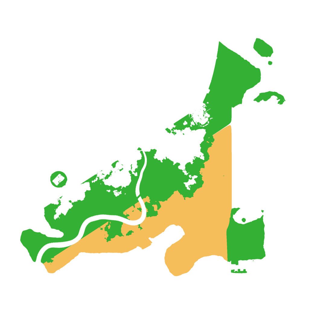 Biome Rust Map: Procedural Map, Size: 3000, Seed: 1572030534
