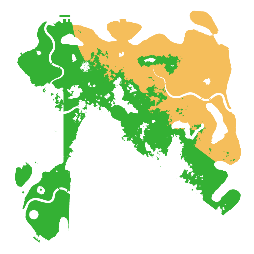 Biome Rust Map: Procedural Map, Size: 4800, Seed: 1213079042