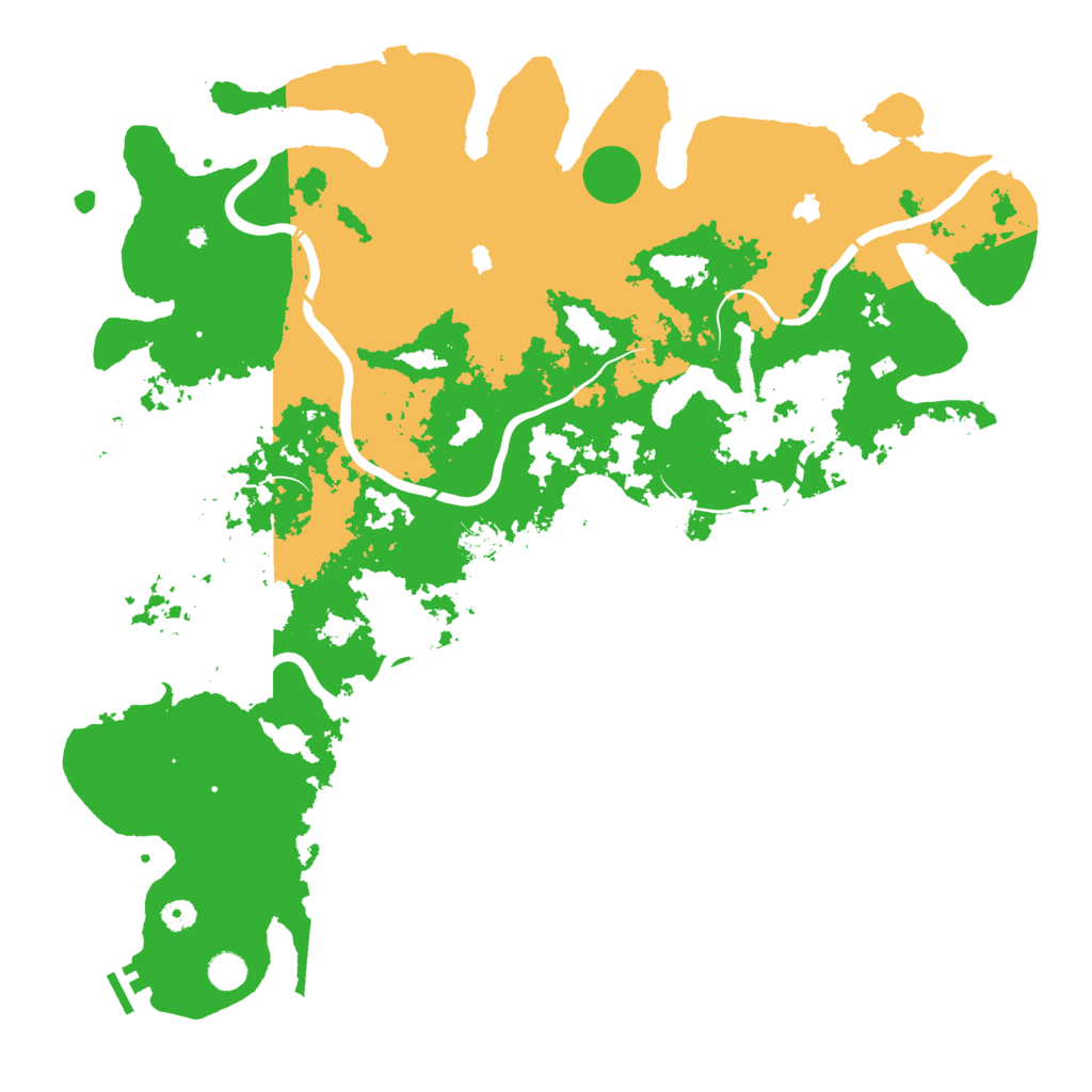 Biome Rust Map: Procedural Map, Size: 5000, Seed: 71285250