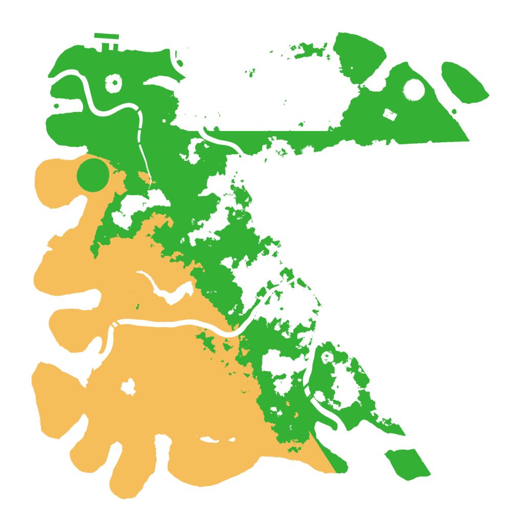 Biome Rust Map: Procedural Map, Size: 4300, Seed: 1128192284