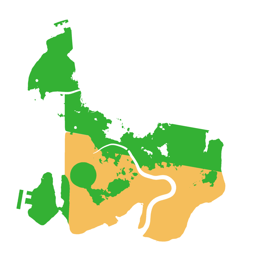 Biome Rust Map: Procedural Map, Size: 2700, Seed: 1272626240