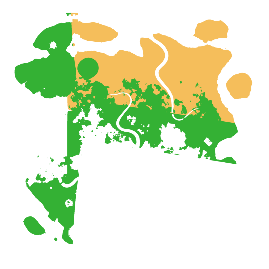 Biome Rust Map: Procedural Map, Size: 3500, Seed: 1432957479