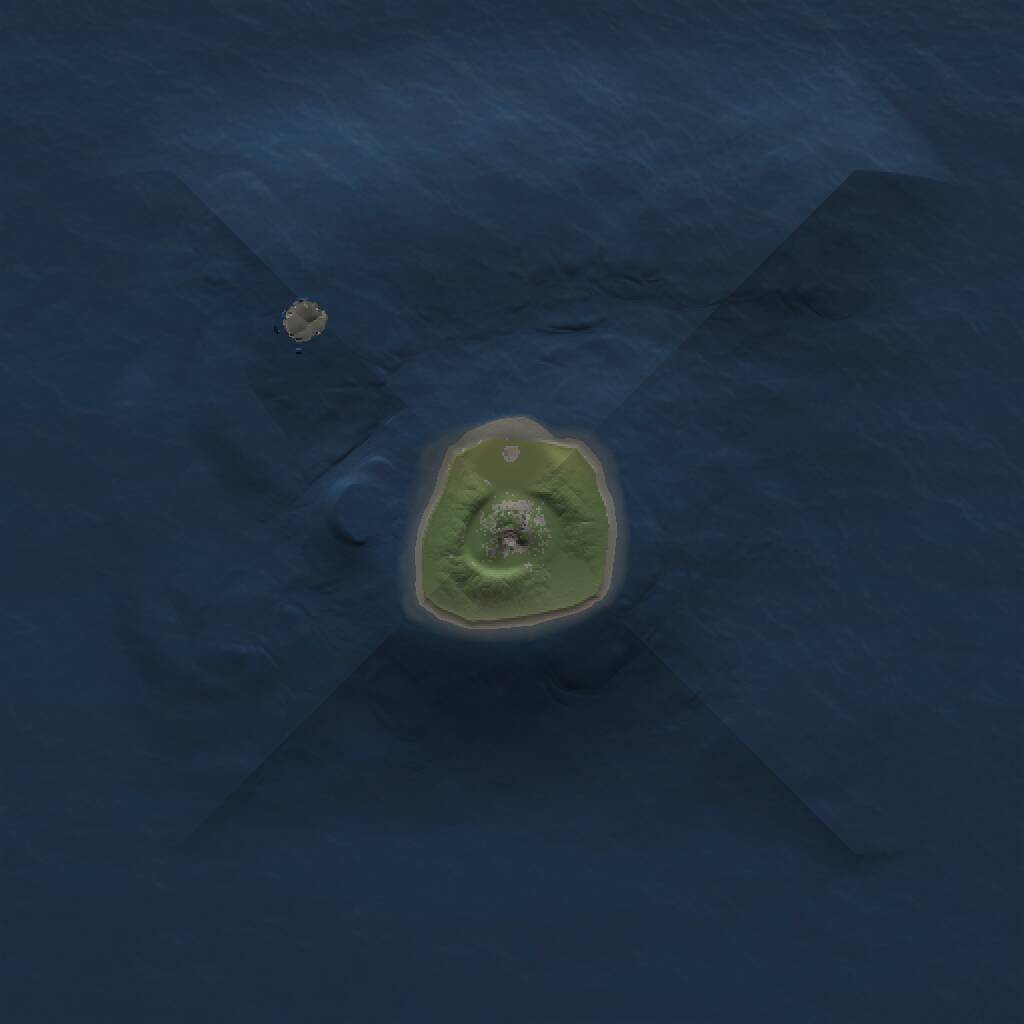 Rust Map: Procedural Map, Size: 1000, Seed: 29652, 1 Monuments
