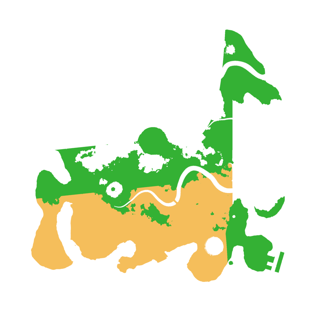 Biome Rust Map: Procedural Map, Size: 3000, Seed: 6268