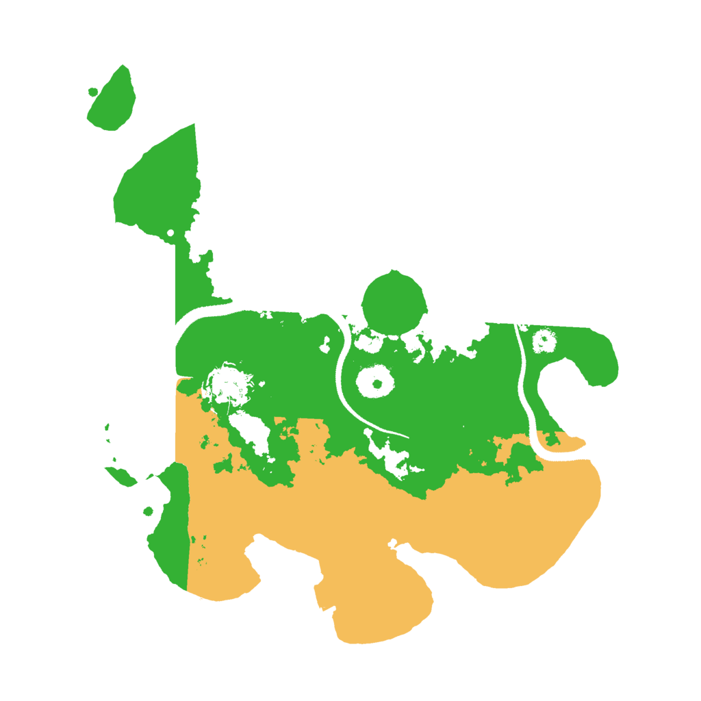 Biome Rust Map: Procedural Map, Size: 3000, Seed: 650266756