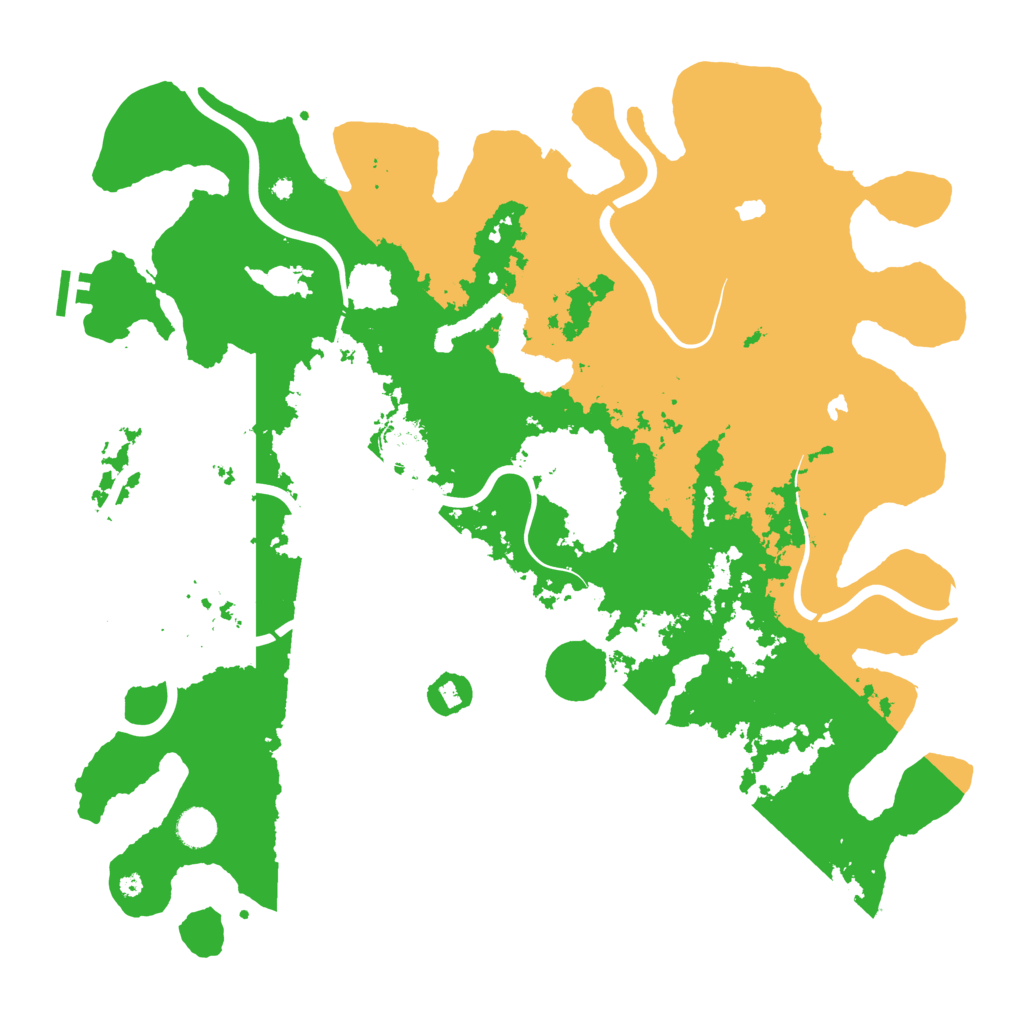 Biome Rust Map: Procedural Map, Size: 4500, Seed: 12500
