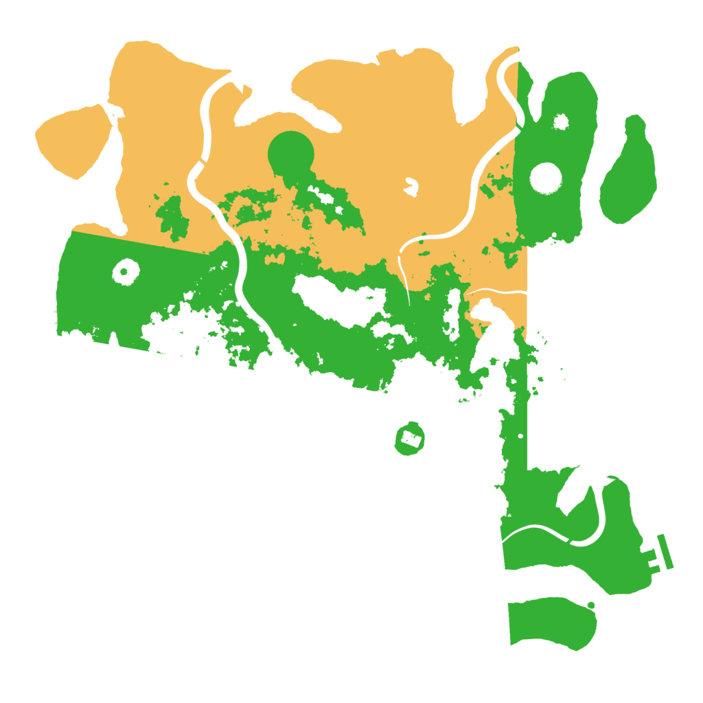 Biome Rust Map: Procedural Map, Size: 4000, Seed: 2037822336