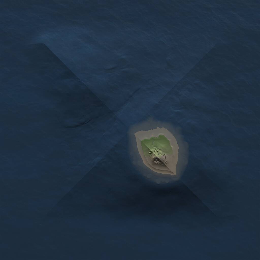 Rust Map: Procedural Map, Size: 1000, Seed: 29852, 1 Monuments