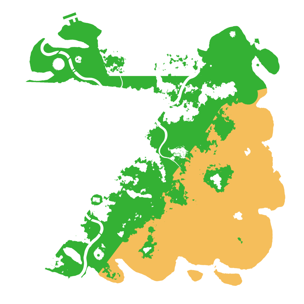 Biome Rust Map: Procedural Map, Size: 4500, Seed: 1060297840