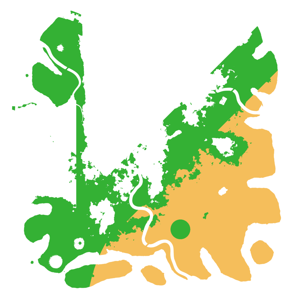 Biome Rust Map: Procedural Map, Size: 4096, Seed: 1741857898