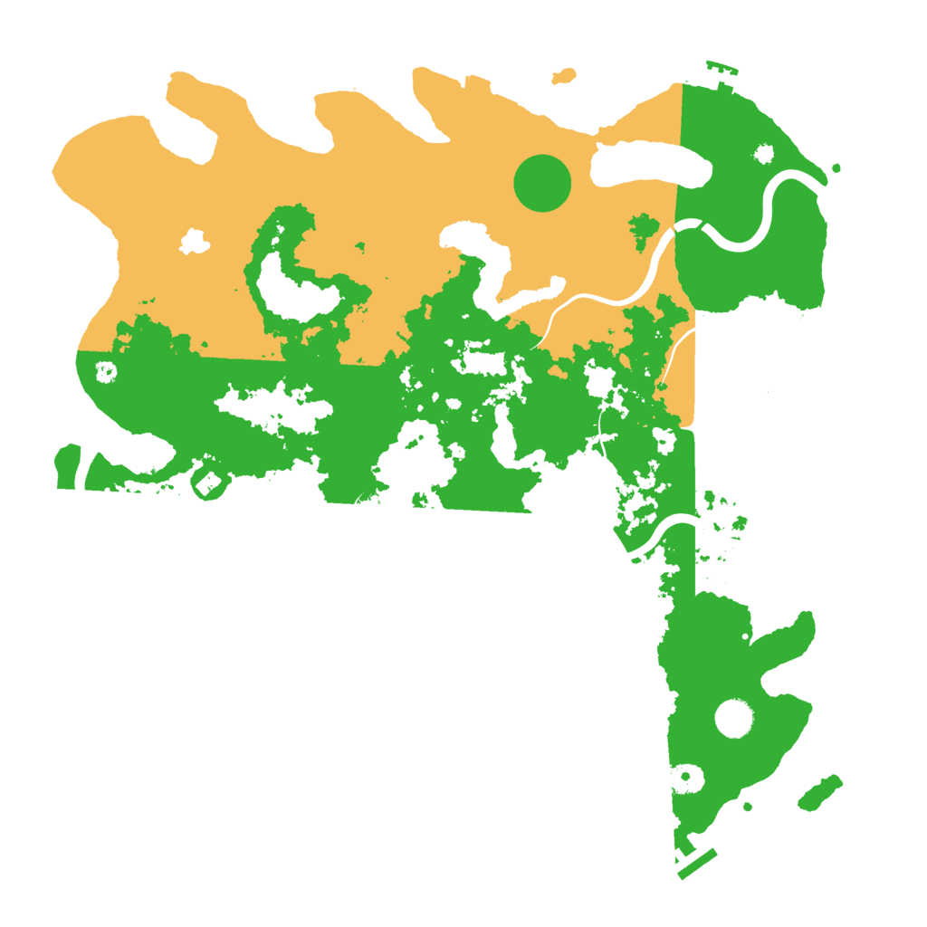 Biome Rust Map: Procedural Map, Size: 4250, Seed: 20260801