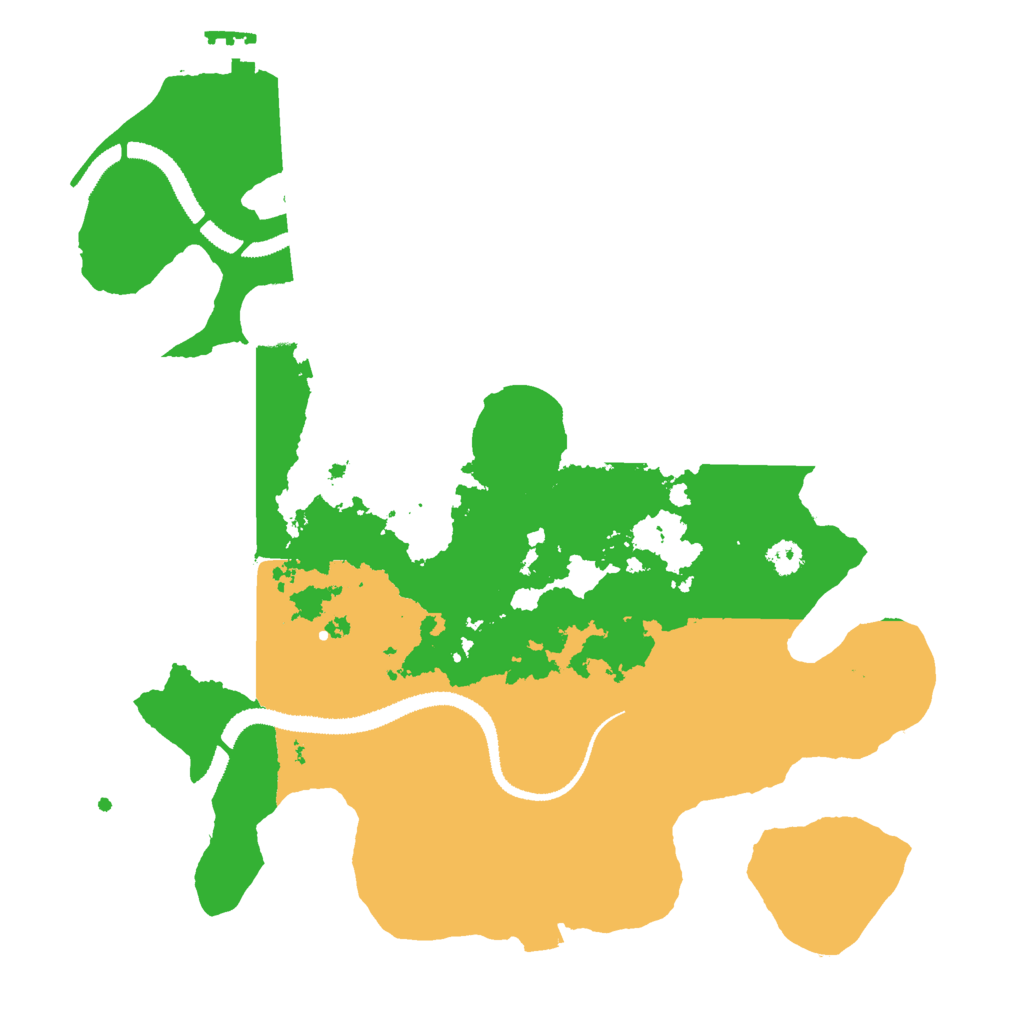 Biome Rust Map: Procedural Map, Size: 3000, Seed: 8548155
