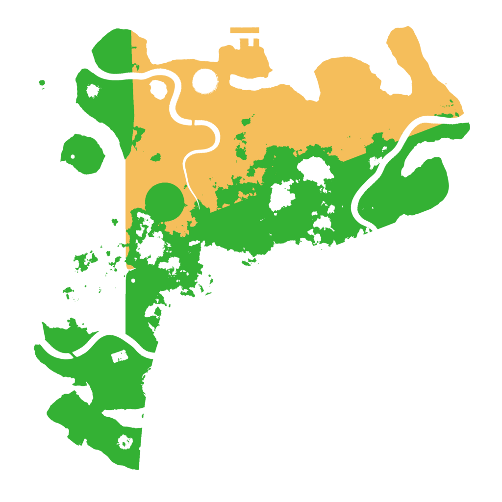 Biome Rust Map: Procedural Map, Size: 3500, Seed: 1949847666