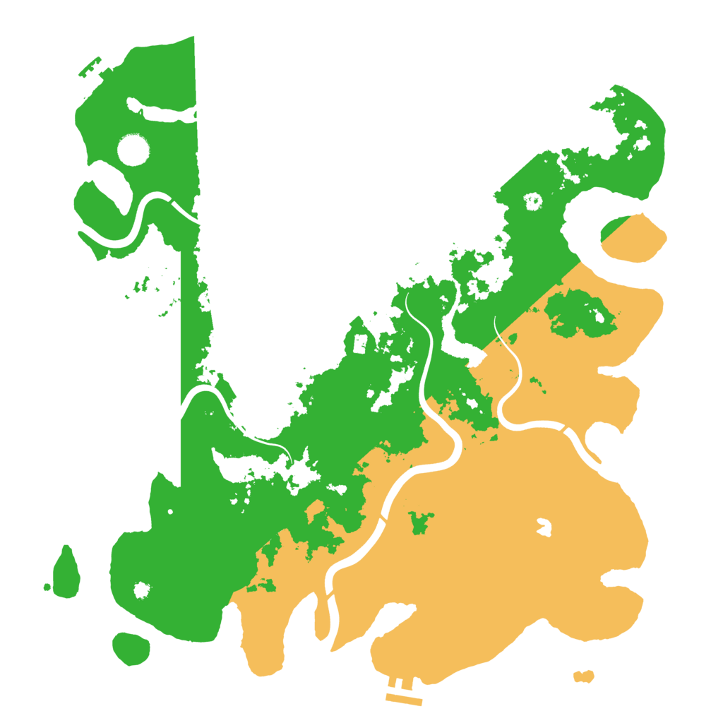 Biome Rust Map: Procedural Map, Size: 4000, Seed: 482720