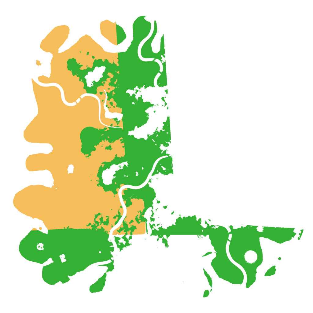 Biome Rust Map: Procedural Map, Size: 4300, Seed: 801173939