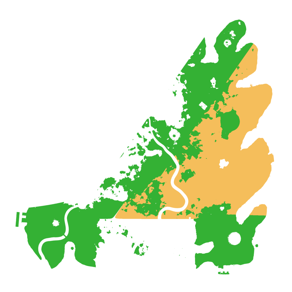 Biome Rust Map: Procedural Map, Size: 4000, Seed: 1223617615
