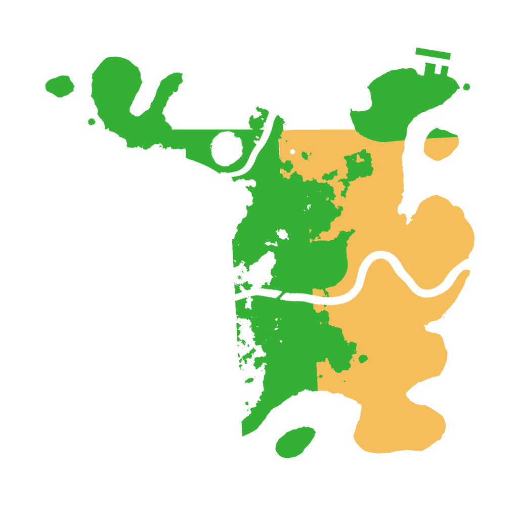 Biome Rust Map: Procedural Map, Size: 3000, Seed: 97964