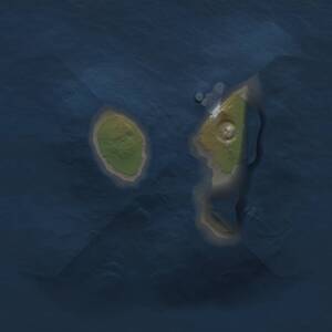 Thumbnail Rust Map: Procedural Map, Size: 1000, Seed: 1103454657, 1 Monuments