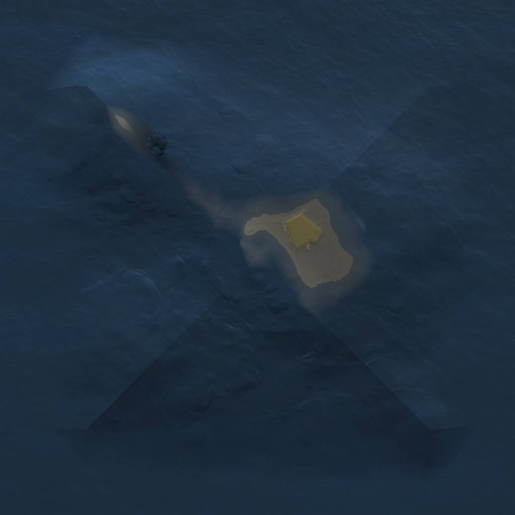 Rust Map: Procedural Map, Size: 1000, Seed: 30009, 1 Monuments