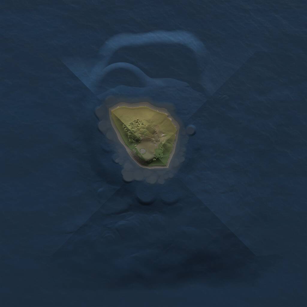 Rust Map: Procedural Map, Size: 1000, Seed: 30012, 1 Monuments
