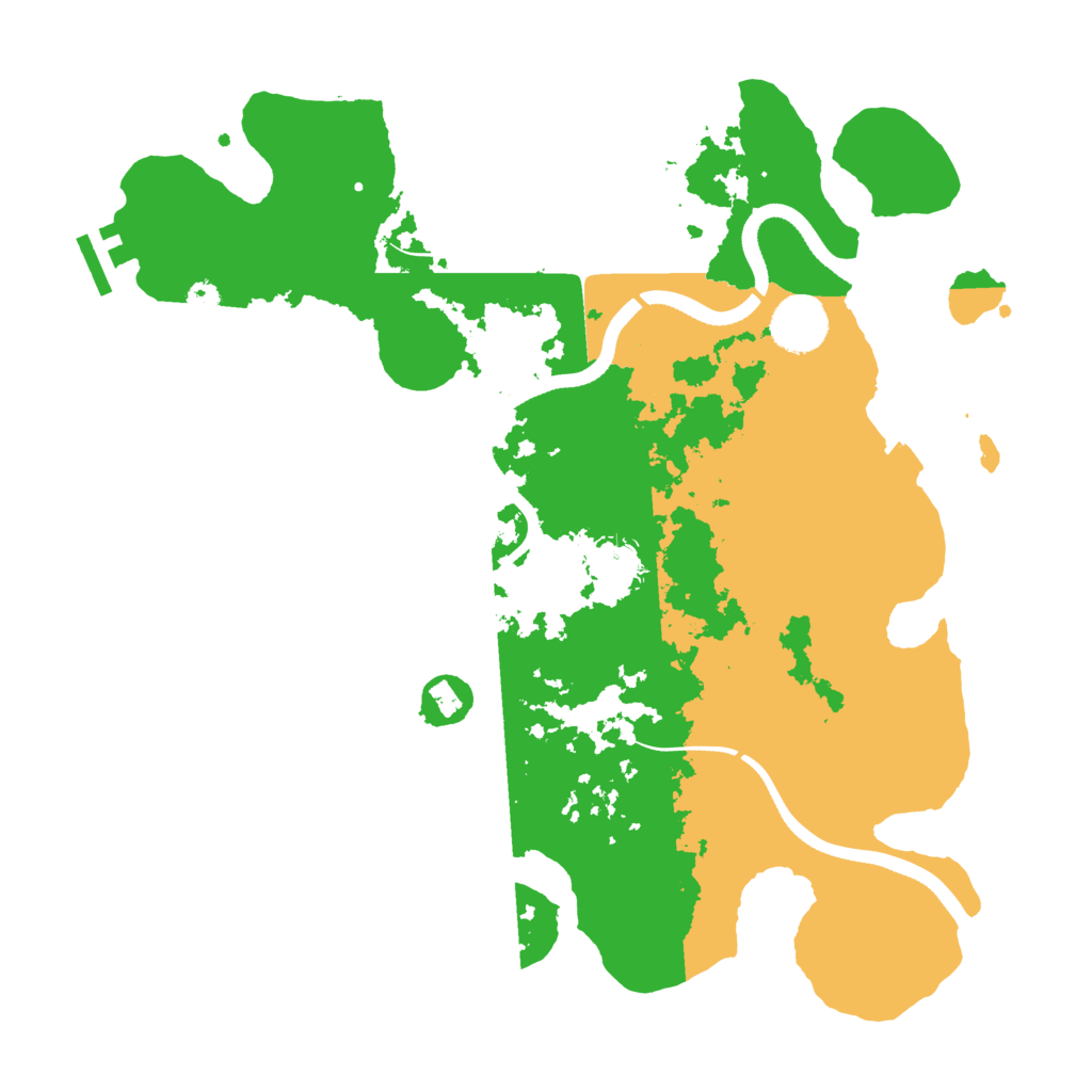 Biome Rust Map: Procedural Map, Size: 3503, Seed: 100