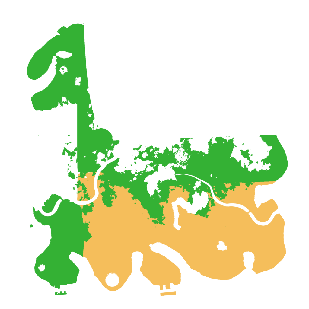 Biome Rust Map: Procedural Map, Size: 4000, Seed: 91774