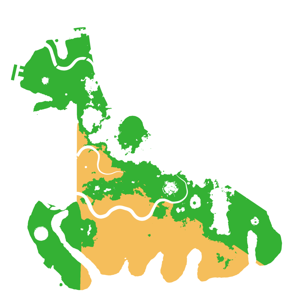 Biome Rust Map: Procedural Map, Size: 3900, Seed: 341346806