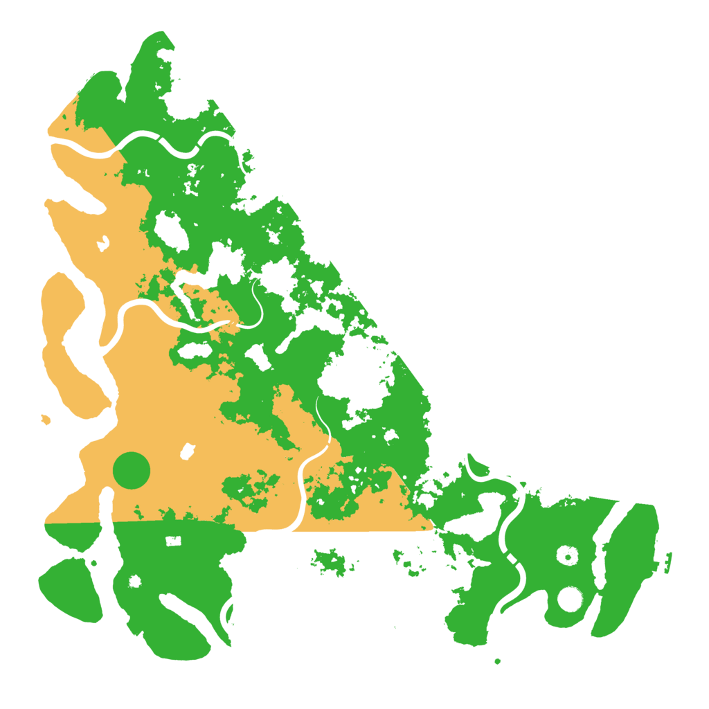 Biome Rust Map: Procedural Map, Size: 5000, Seed: 321321231