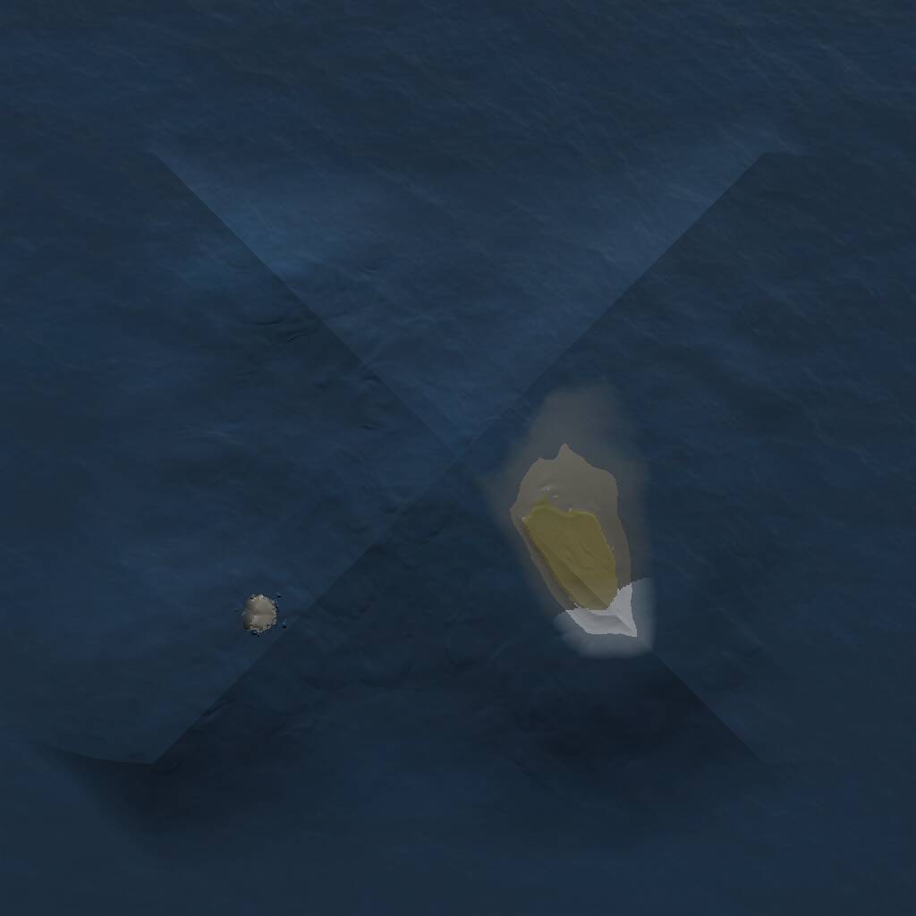 Rust Map: Procedural Map, Size: 1000, Seed: 30014, 1 Monuments
