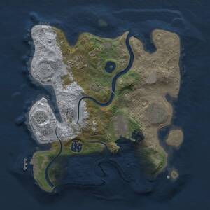 Thumbnail Rust Map: Procedural Map, Size: 2800, Seed: 978517758, 11 Monuments