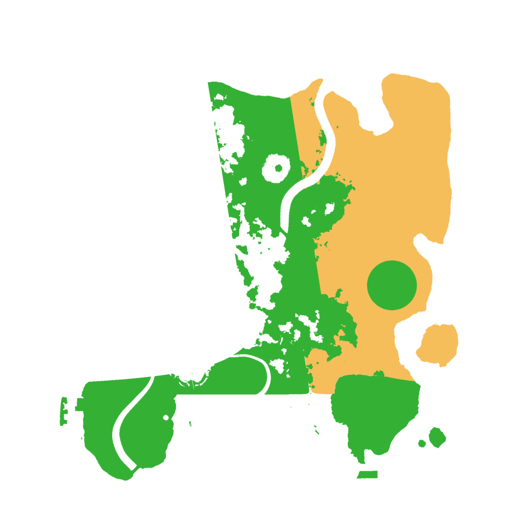 Biome Rust Map: Procedural Map, Size: 2800, Seed: 978517758