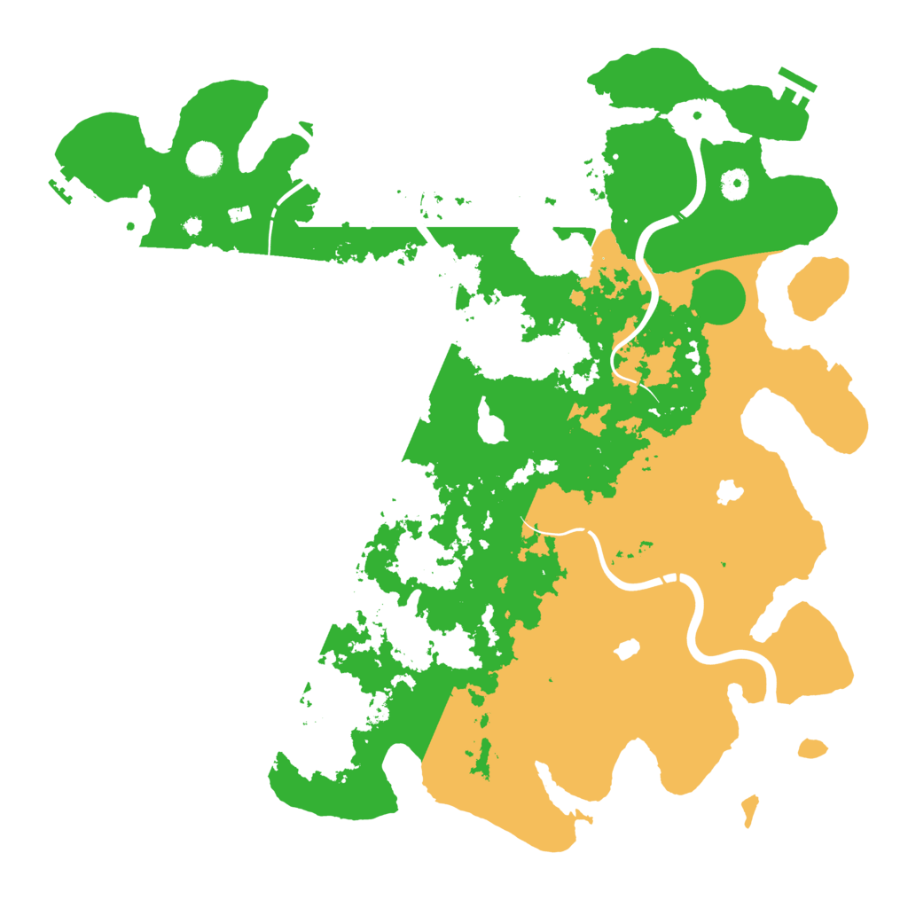 Biome Rust Map: Procedural Map, Size: 4500, Seed: 428