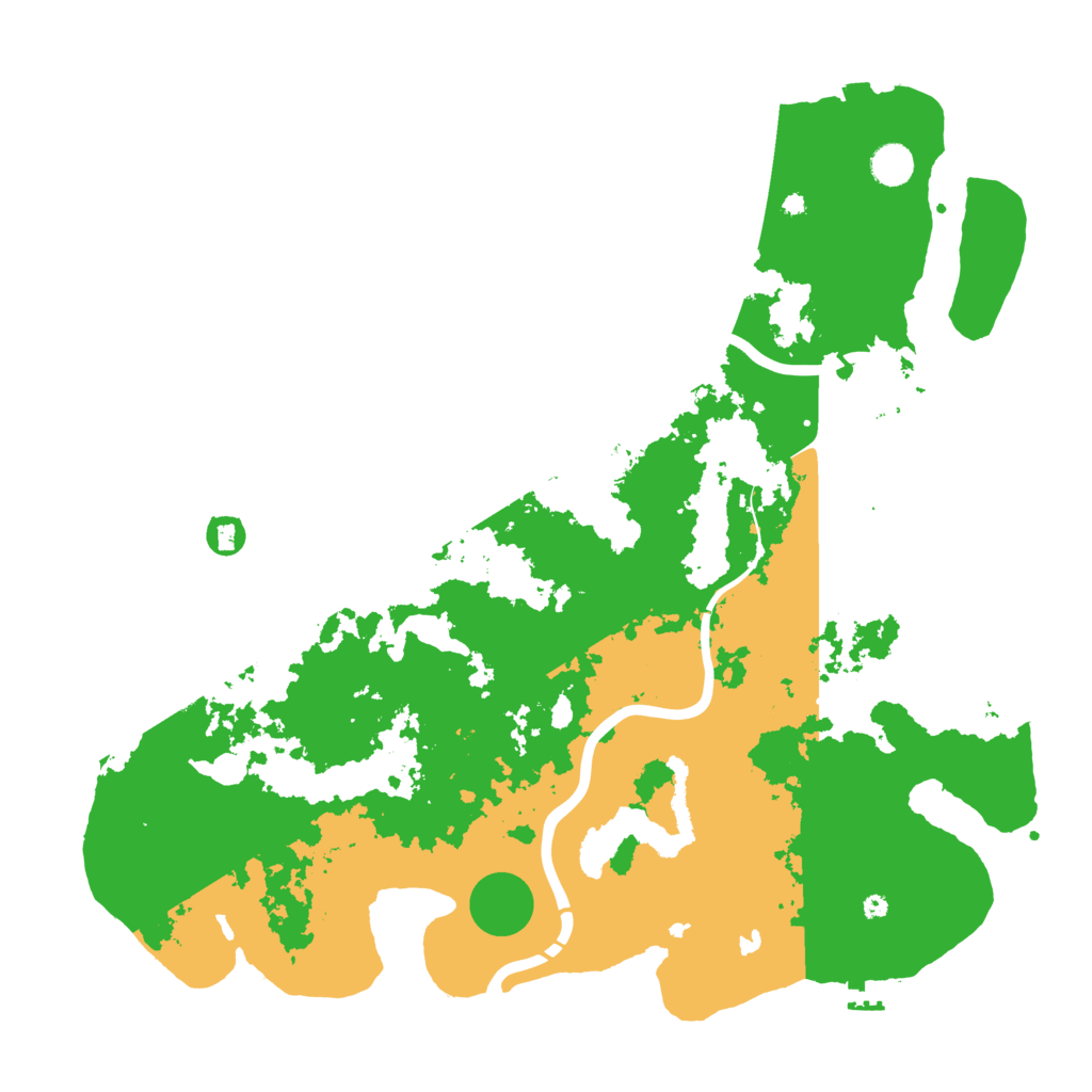 Biome Rust Map: Procedural Map, Size: 4500, Seed: 1901076393
