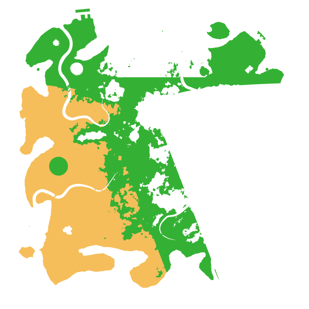 Biome Rust Map: Procedural Map, Size: 4350, Seed: 512746689