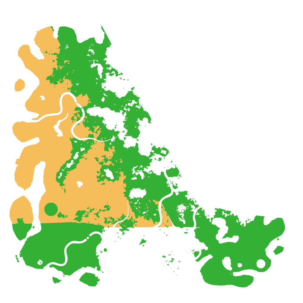 Biome Rust Map: Procedural Map, Size: 6000, Seed: 456451
