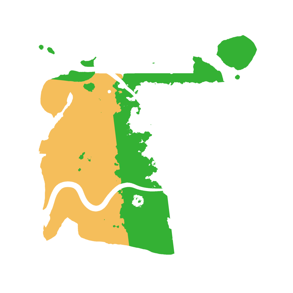Biome Rust Map: Procedural Map, Size: 2500, Seed: 28082026