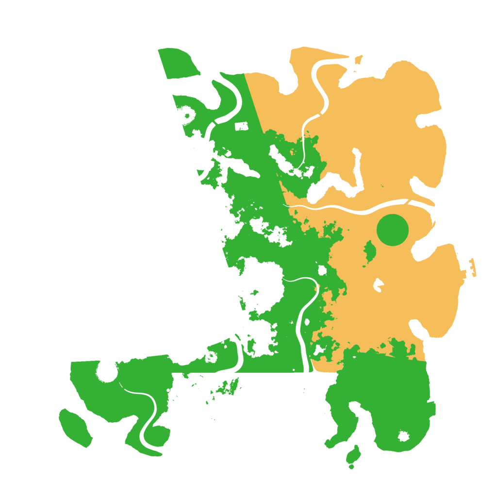 Biome Rust Map: Procedural Map, Size: 4100, Seed: 8657977