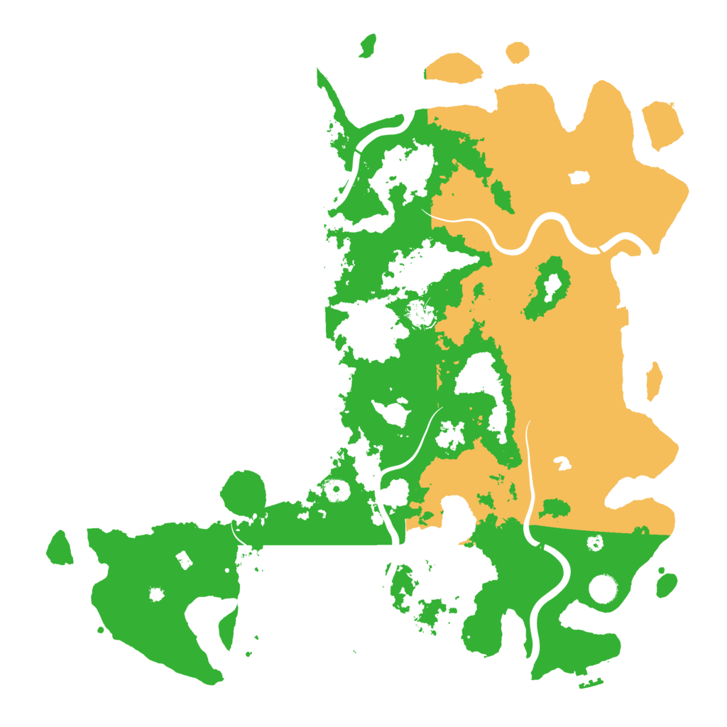 Biome Rust Map: Procedural Map, Size: 4500, Seed: 6133459