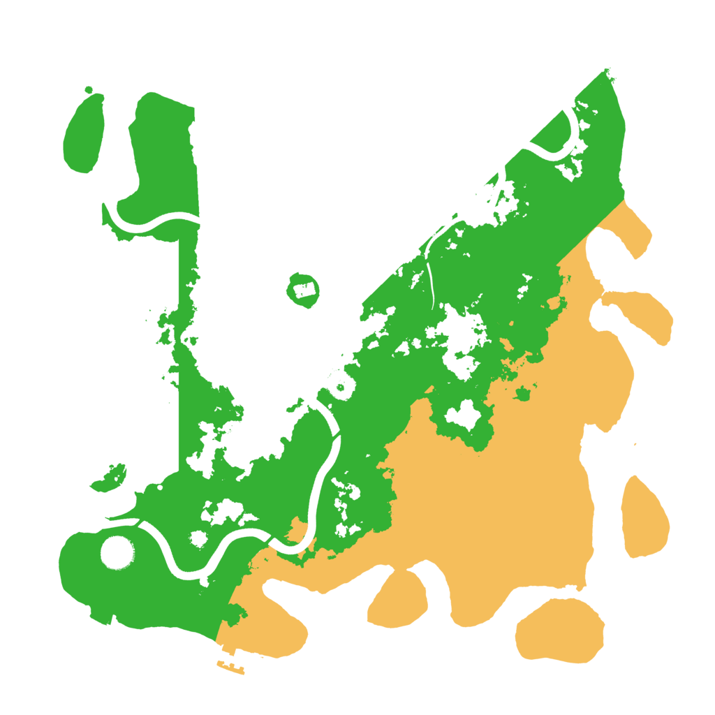 Biome Rust Map: Procedural Map, Size: 3750, Seed: 261187164