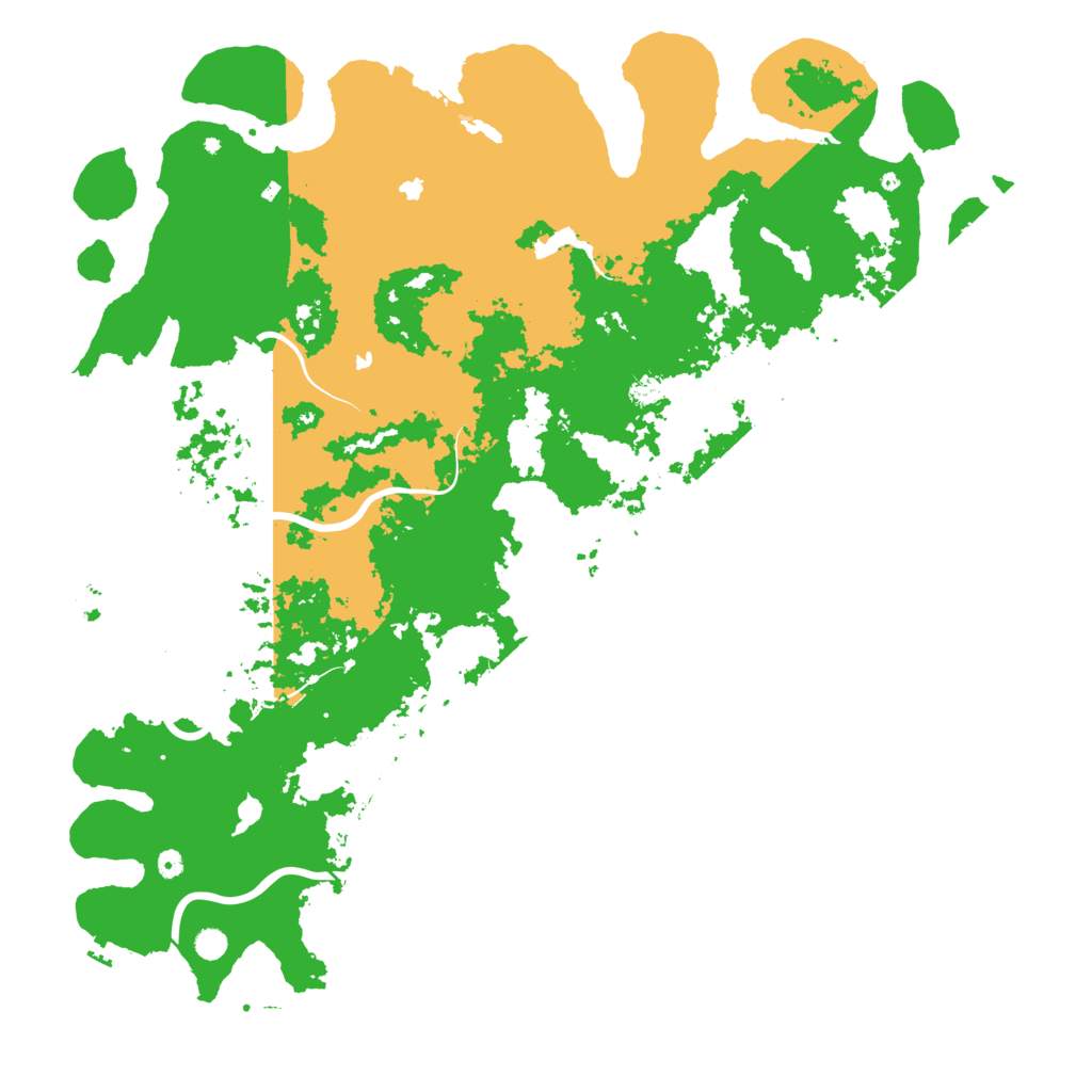 Biome Rust Map: Procedural Map, Size: 6000, Seed: 4552342