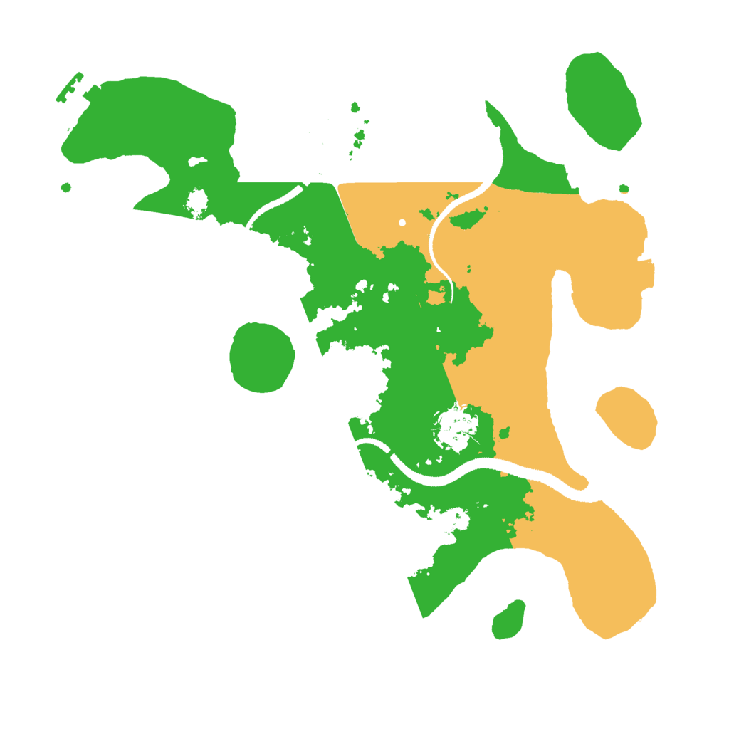 Biome Rust Map: Procedural Map, Size: 3000, Seed: 21062