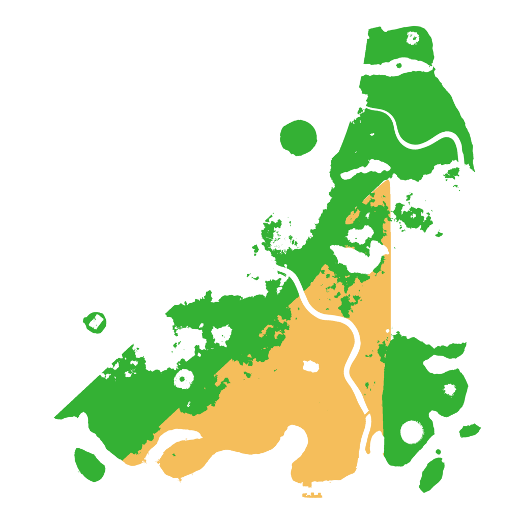 Biome Rust Map: Procedural Map, Size: 4000, Seed: 926927253