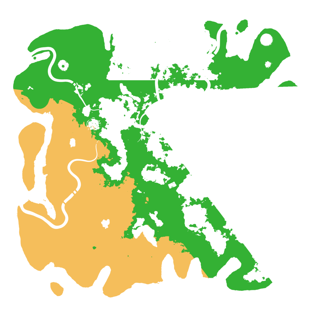 Biome Rust Map: Procedural Map, Size: 4600, Seed: 483826501